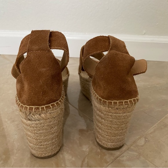 Soludos Palma platform sandal in walnut - Picture 5 of 6